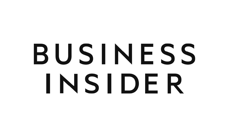 A black and white image of the business insider logo.