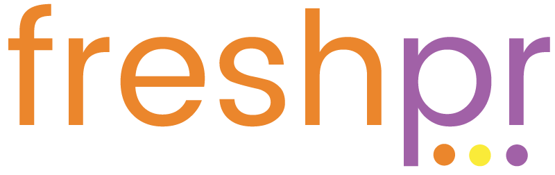 A black background with orange letters that say " fresh ".