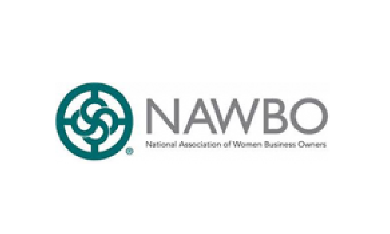 A picture of the national association of women business owners logo.