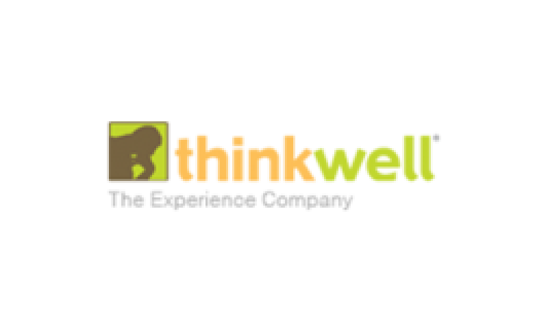 A black background with the word " thinkwell ".