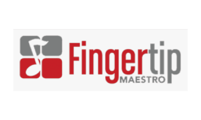 A logo of fingertip maestro