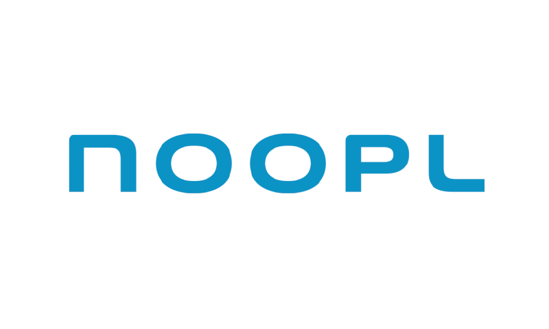 A black and white photo of the hoopus logo.