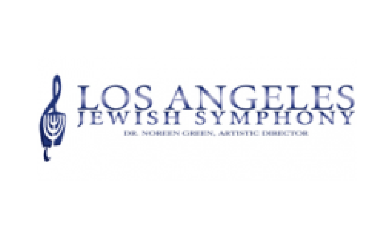 A picture of the los angeles jewish symphony logo.