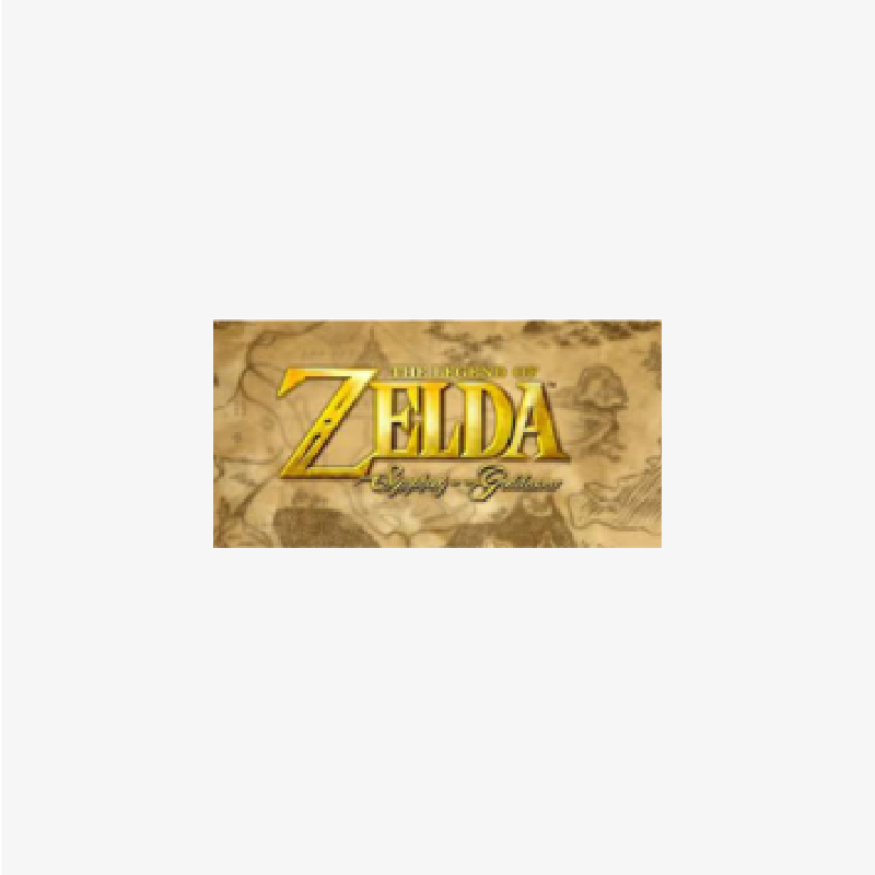 A picture of the zelda logo.
